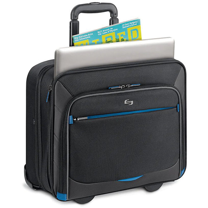Solo New York Active Rolling Overnighter Case - laptop pocket