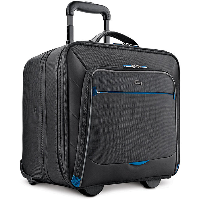 Solo New York Active Rolling Overnighter Case - front zippered pocket