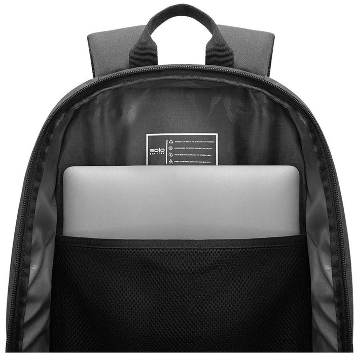 Solo New York Bleecker Recycled Rolling Backpack - :Laptop