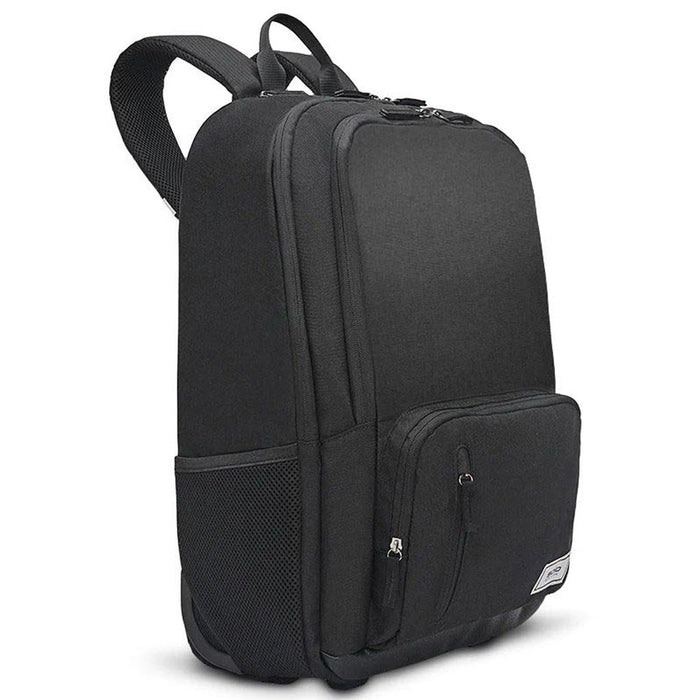 Solo New York Bleecker Recycled Rolling Backpack- left Quarter