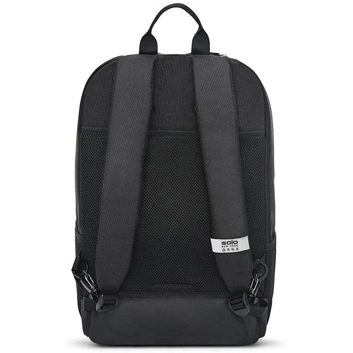 Solo New York Bleecker Recycled Rolling Backpack- Rearview