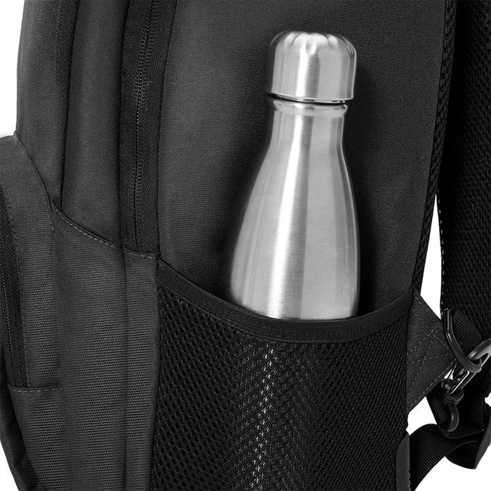 Solo New York Bleecker Recycled Rolling Backpack- Water Bottle Compartment