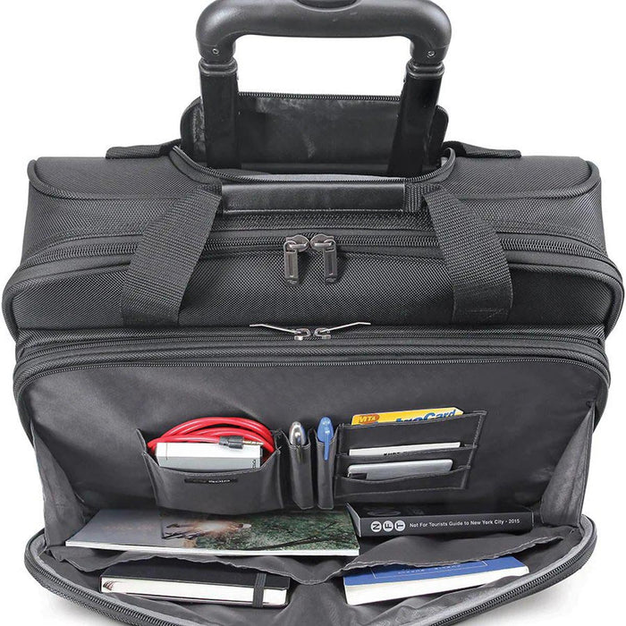 Solo New York Bryant Rolling Case - Front Compartment Packed