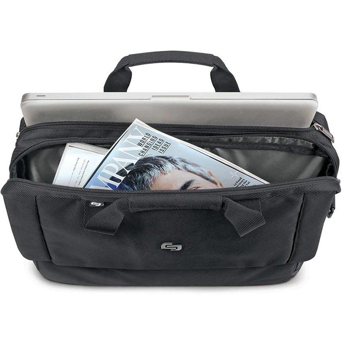 Solo New York Chrysler Briefcase - Interior Packed