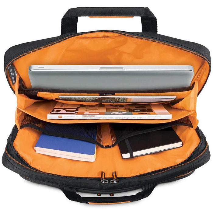 Solo New York Focus Briefcase - Main Interior Packed