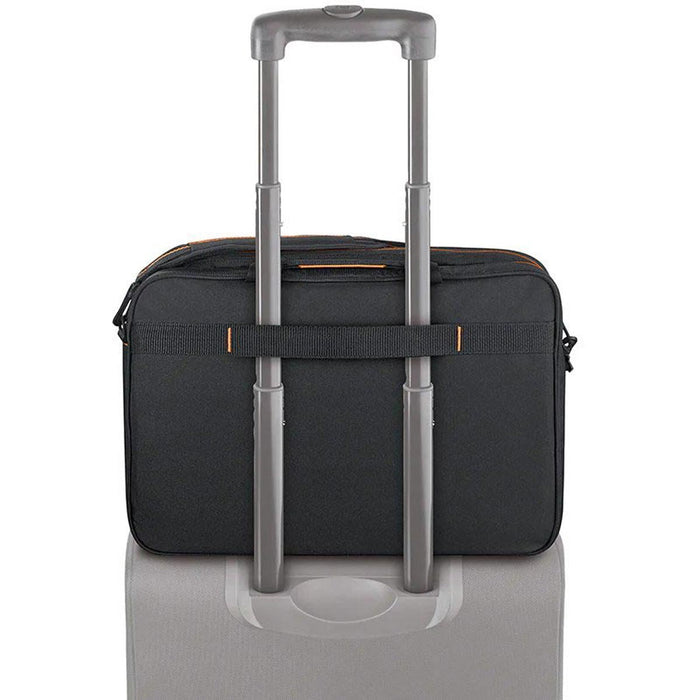Solo New York Focus Briefcase - Rearview Trolley Strap