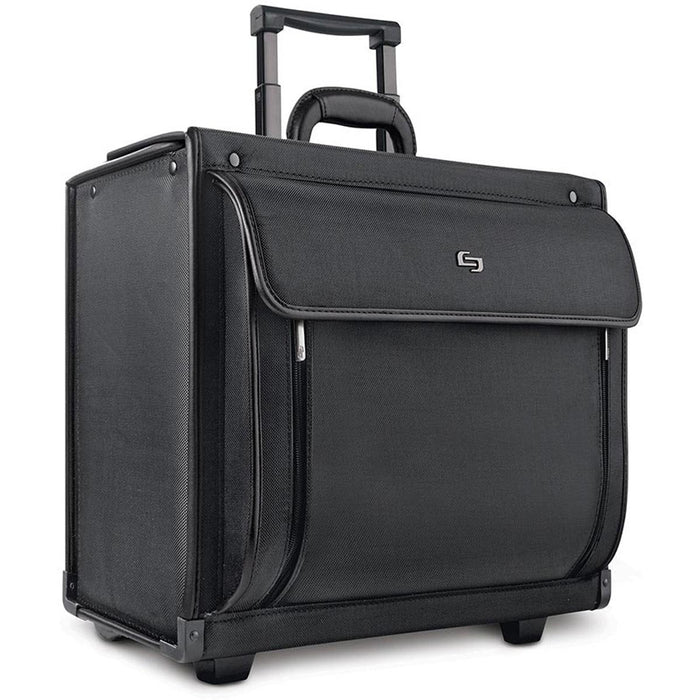 Solo New York Herald Rolling Catalog Case - Front Left Quarter