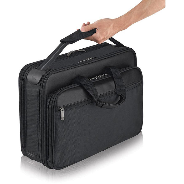 Solo New York Paramount Retractable Strap Briefcase - Front Left Quarter