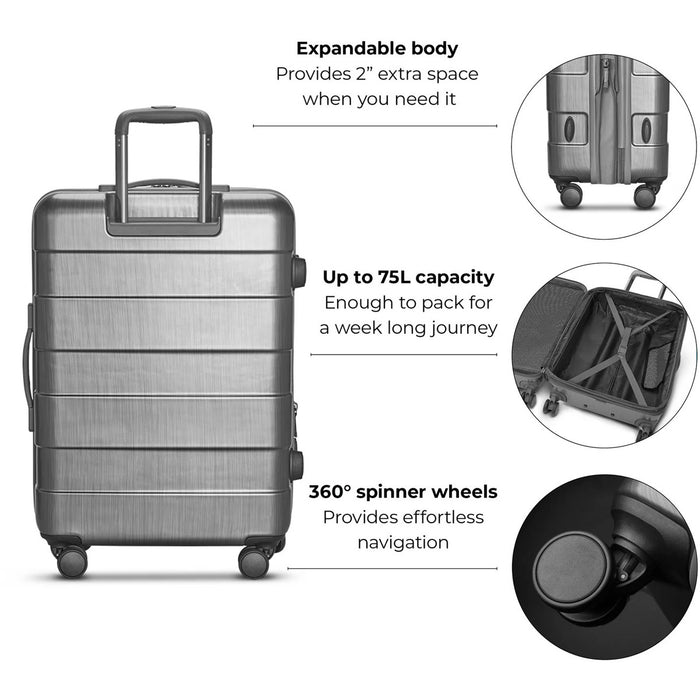 Solo New York Re-Serve Check In Spinner - case specs