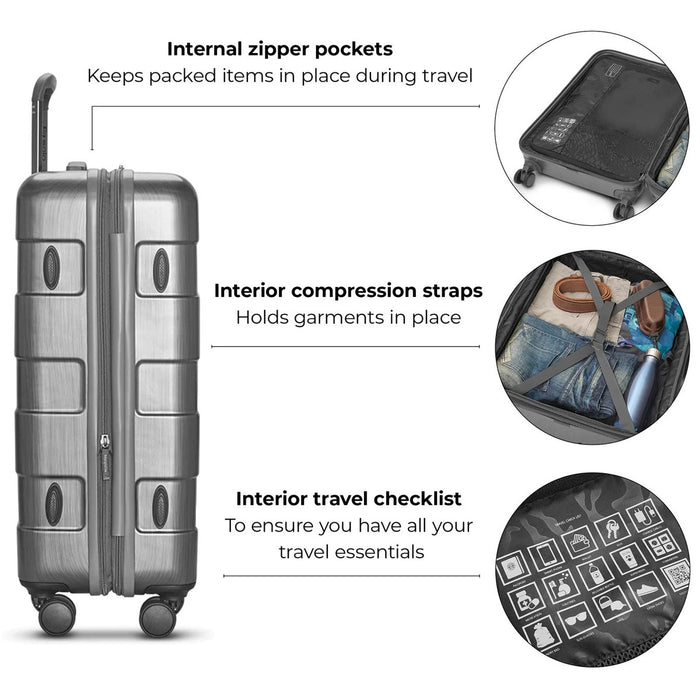 Solo New York Re-Serve Check In Spinner - case highlights