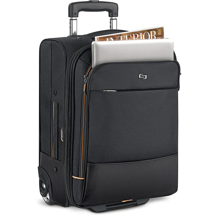 Solo New York Urban Rolling Overnighter Case - front pocket