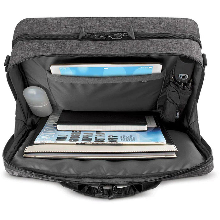 Solo New York Voyage TSA Briefcase - Interior Front Packed
