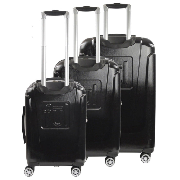 Spiderman Hardside 3pc Spinner Set - Black back
