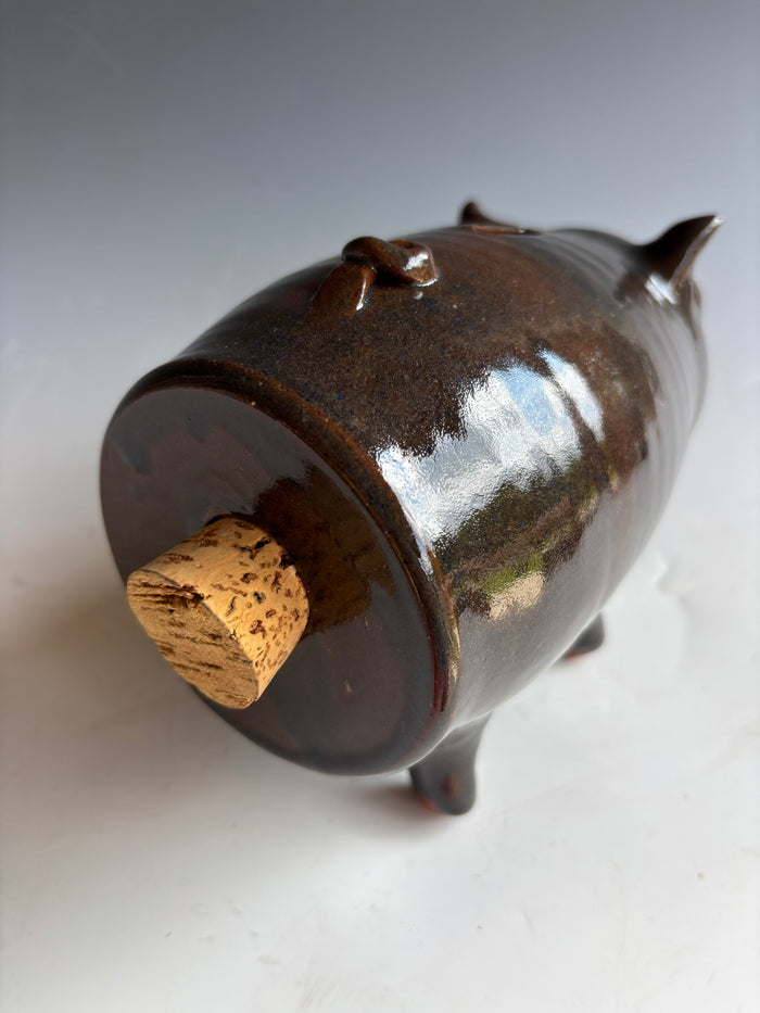 Stacey Lambert Pig Bank 8" long
