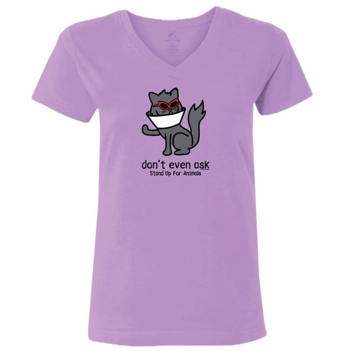 Stand up for Animals - Ladies T-Shirt V-Neck
