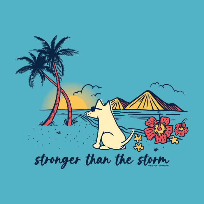 Stronger Than The Storm - Ladies T-Shirt V-Neck