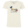 Stronger Than The Storm - Ladies T-Shirt V-Neck