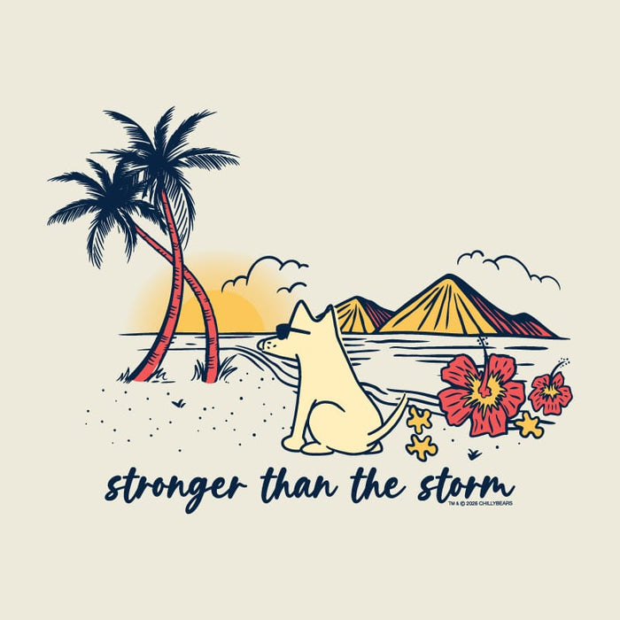 Stronger Than The Storm - Ladies T-Shirt V-Neck