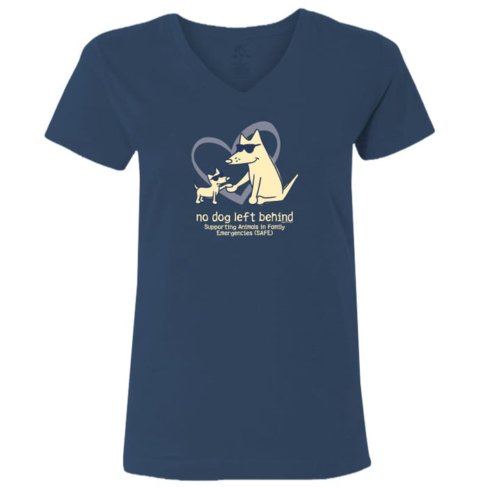 Supporting Animals in Family Emergencies  - Ladies T-Shirt V-Neck