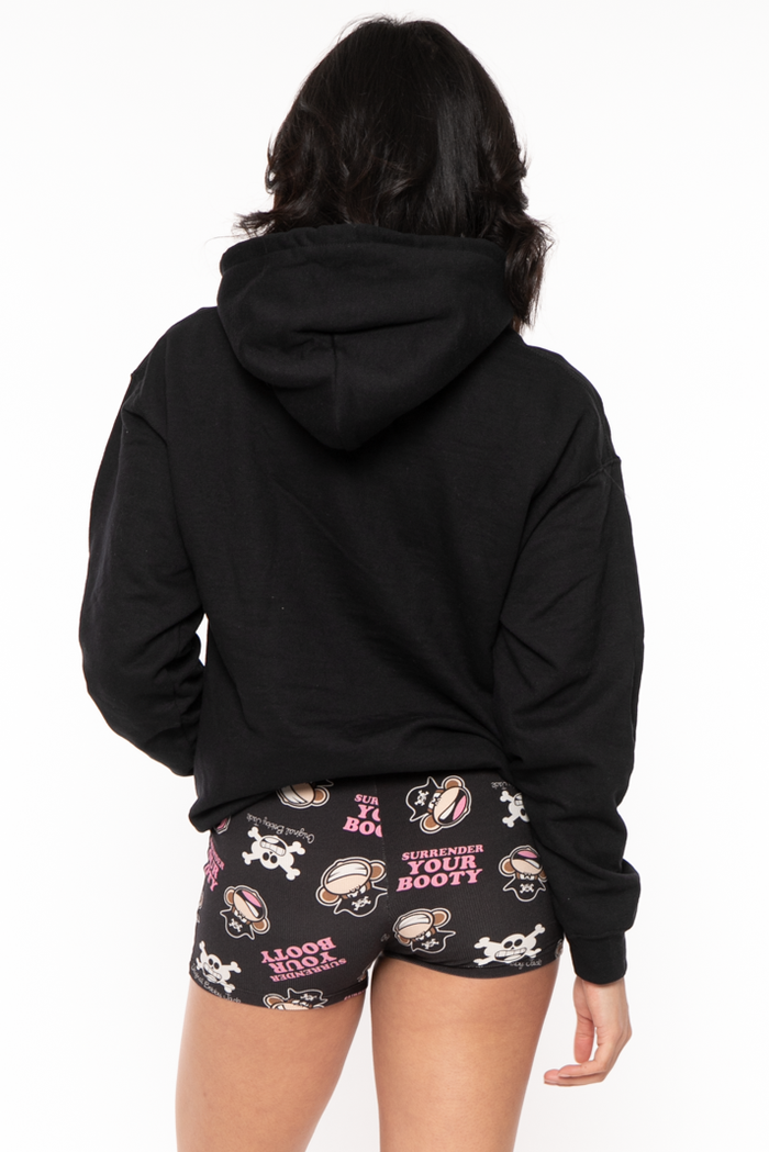Surrender Your  Booty- Bobby Jack Hoodie - Black