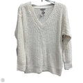 Sweater By Falls Creek In White, Size: L
