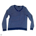 Sweater By Lands End In Striped Pattern, Size: L