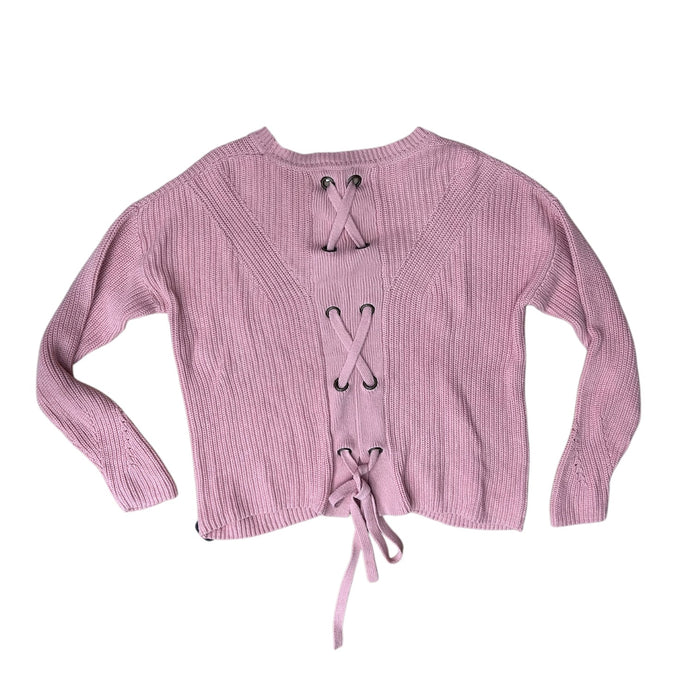Sweater By Lucky Brand In Pink, Size:M