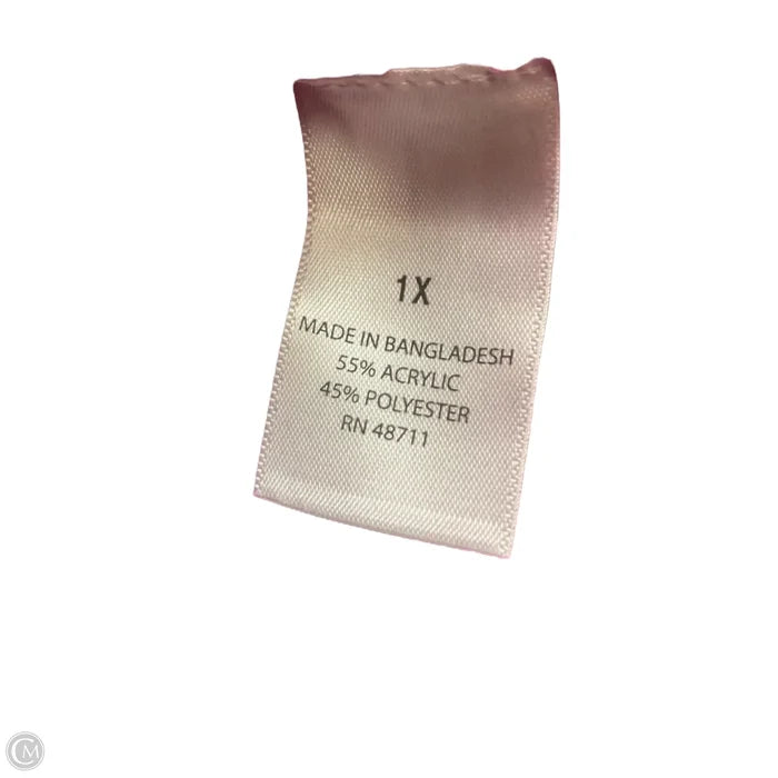 Sweater By Ophelia Roe In Pink, Size: 1x