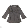 Sweater Cardigan By Clothes Mentor In Green & Grey, Size: M