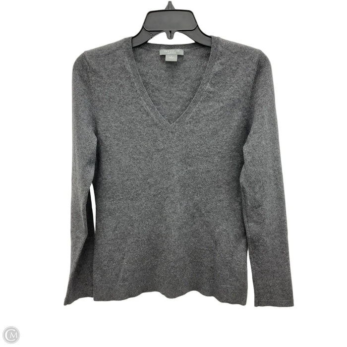 Sweater Cashmere By Ann Taylor In Grey, Size: S