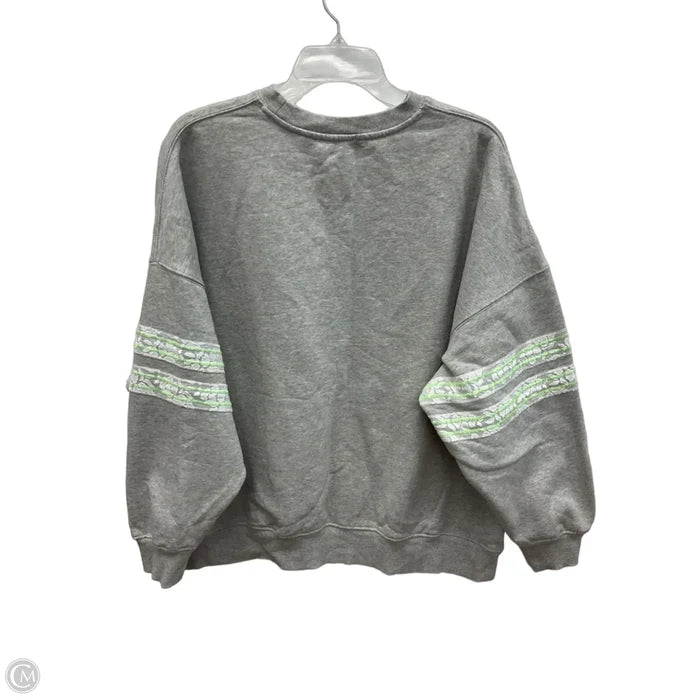Sweatshirt Crewneck By Cma In Grey, Size: M