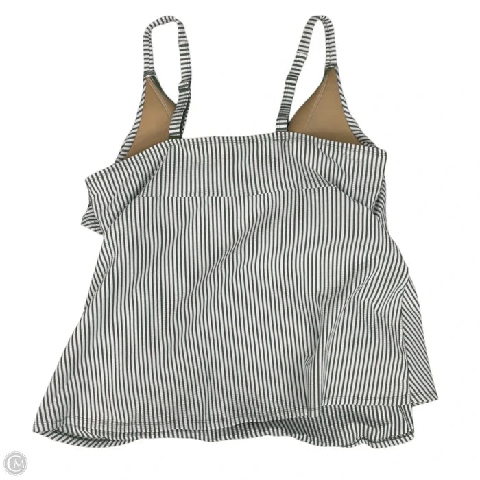 Swimsuit By Cacique In Green & White, Size: 16