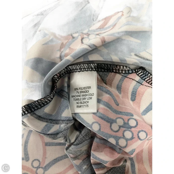 Swimsuit Top By Clothes Mentor In Floral Print, Size: Xl