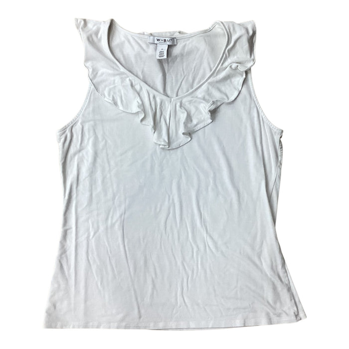 Tank Top By White House Black Market In White, Size:M