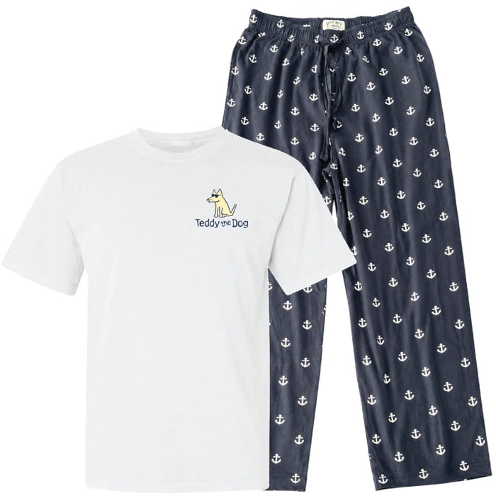 Teddy Logo Anchor - Pajama Set