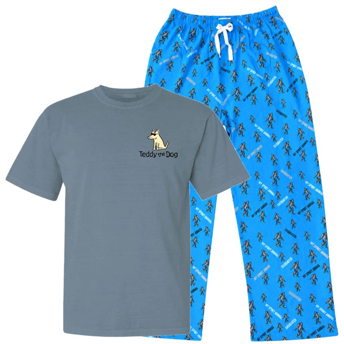 Teddy Logo Squatch - Pajama Set