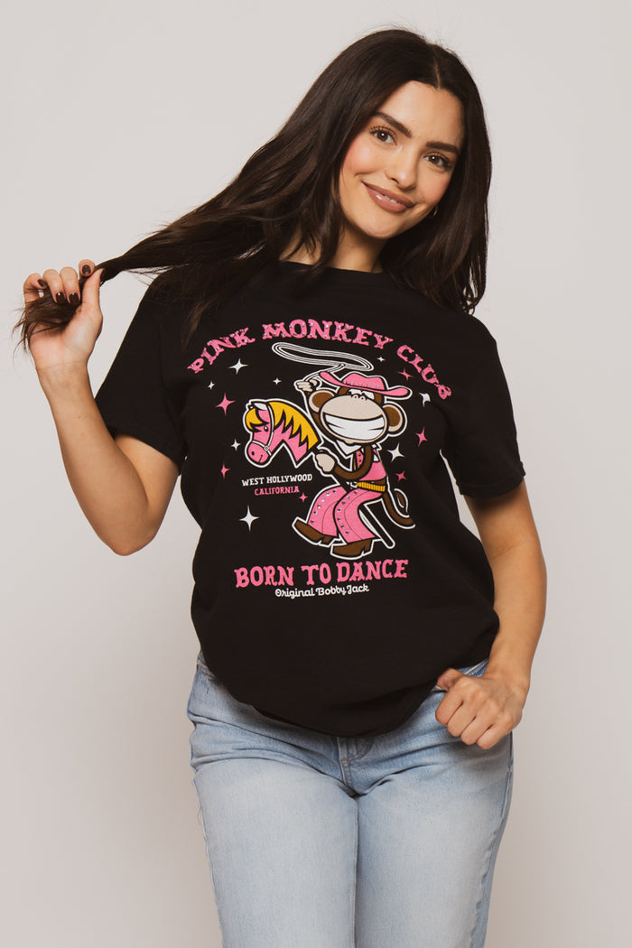 The Club - Bobby Jack Rhinestone Unisex T-Shirt - Black