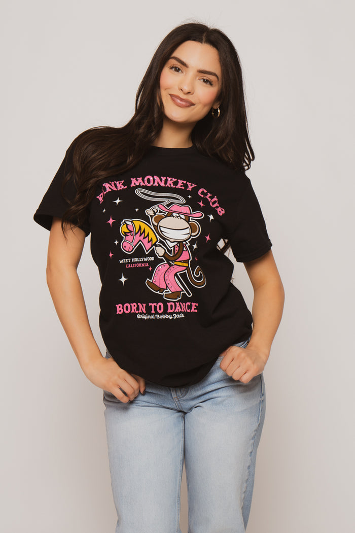 The Club - Bobby Jack Rhinestone Unisex T-Shirt - Black