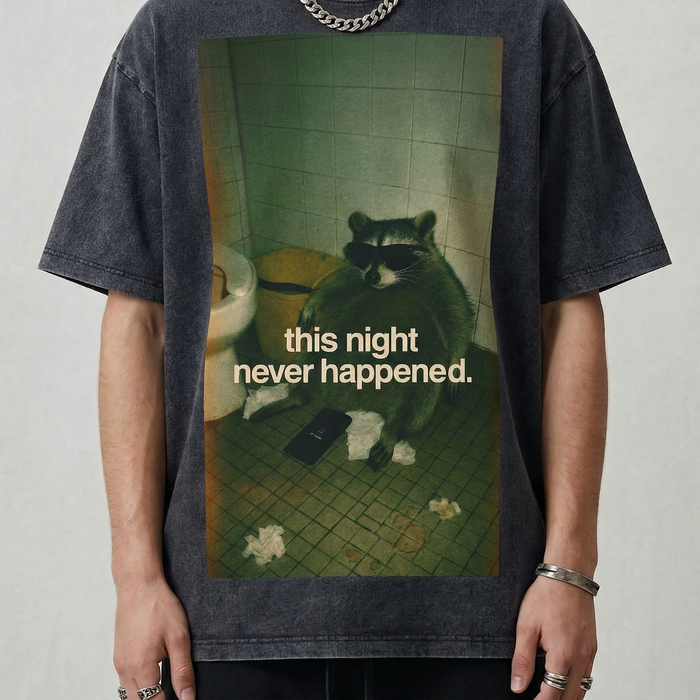 This Night Never Happened Raccoon T-Shirt
