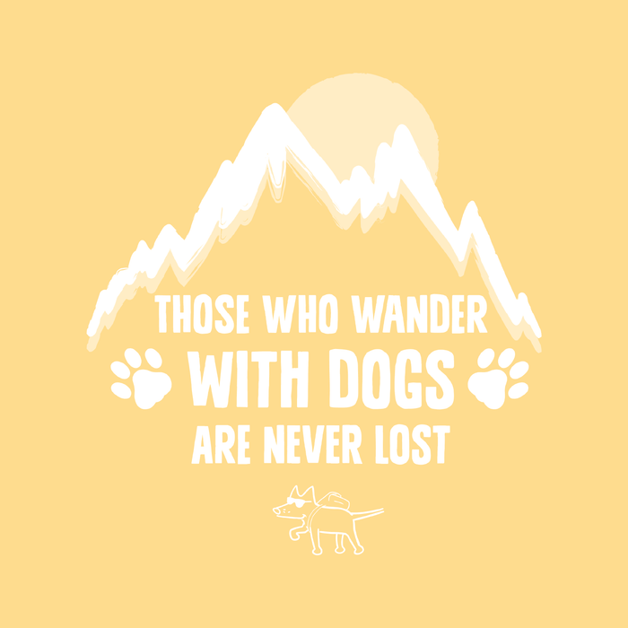 Those Who Wander With Dogs - Garage Sale Classic Tee