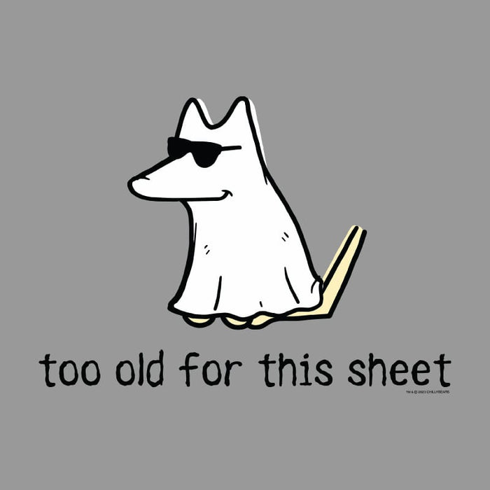 Too Old For This Sheet Dog Fleece Hoodie