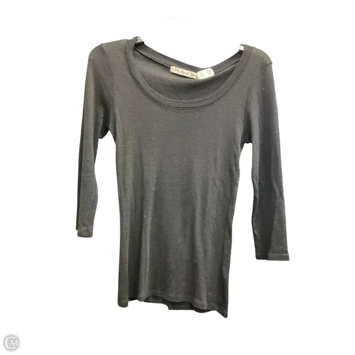 Top 3/4 Sleeve Basic By Michael Stars In Black, Size: Osfm