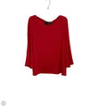 Top 3/4 Sleeve By Chicos In Red, Size: L