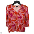 Top 3/4 Sleeve By Talbots In Pink, Size: Xs