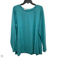 Top Long Sleeve Basic By Chicos In Blue, Size: Xxl