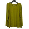 Top Long Sleeve Basic By Chicos In Green, Size: Xxl