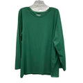 Top Long Sleeve Basic By Chicos In Green, Size: Xxl