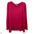 Top Long Sleeve Basic By Chicos In Pink, Size: Xxl