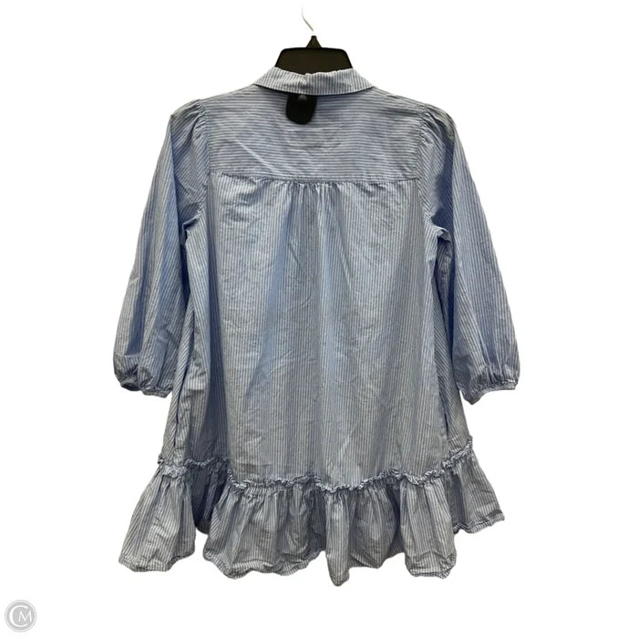 Top Long Sleeve By Anthropologie In Blue, Size: Xs