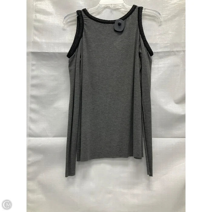 Top Long Sleeve By Bailey 44 In Grey, Size: S
